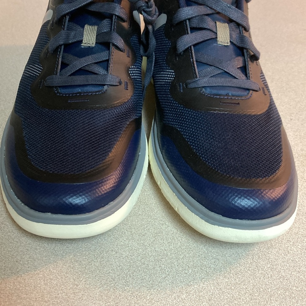 NWOT Men’s Cole Hahn 11M Navy/Truffle/Ivory Sneakers—Generation Zero Grand TXT - Picture 2 of 9